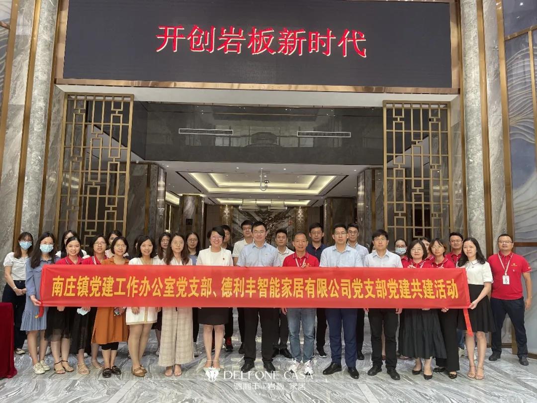 南莊鎮黨建辦黨支部和德利豐黨支部結對共建促發展(圖1)