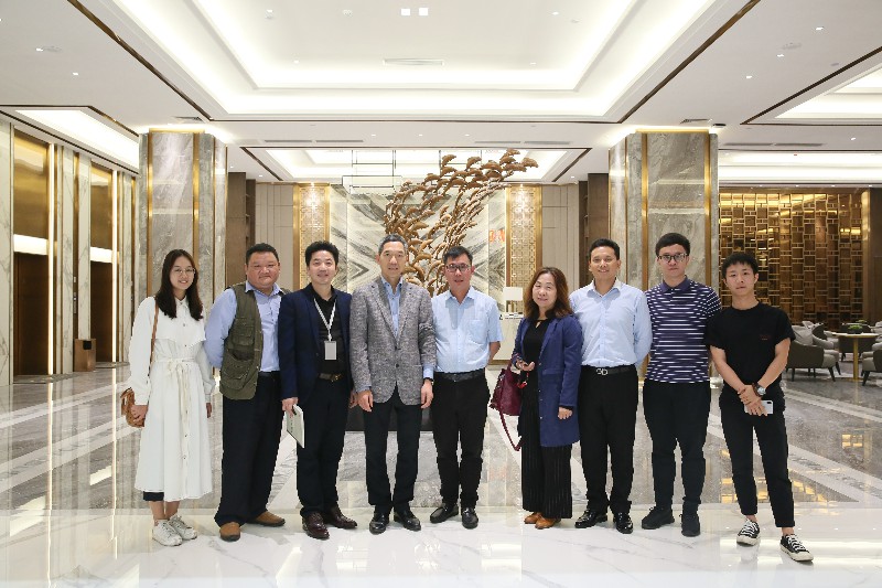 中建裝配設計院溫啟彬院長一行蒞臨金牌企業，(圖1)